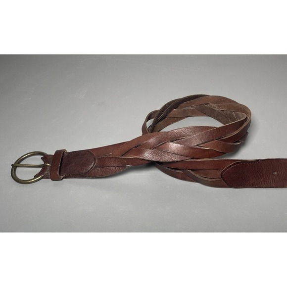Abercrombie & Fitch Accessories - Abercrombie & Fitch Brown Leather  Braided Boho Design Belt S